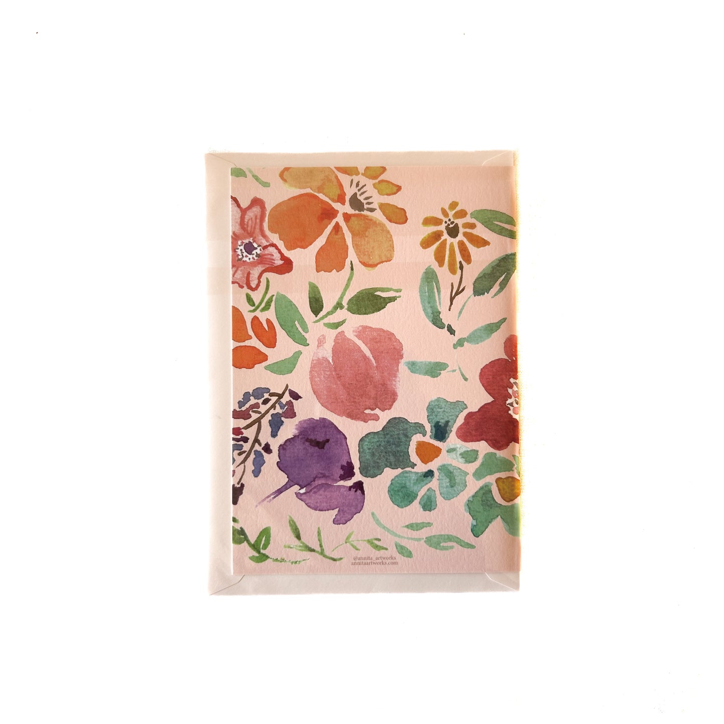 メッセージカード - Flower