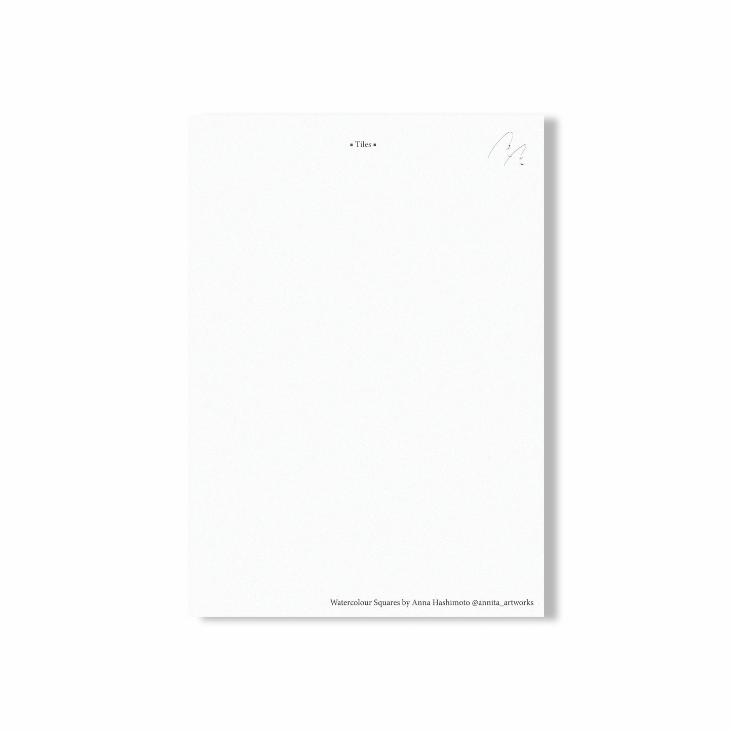 Postcard - Square Tiles