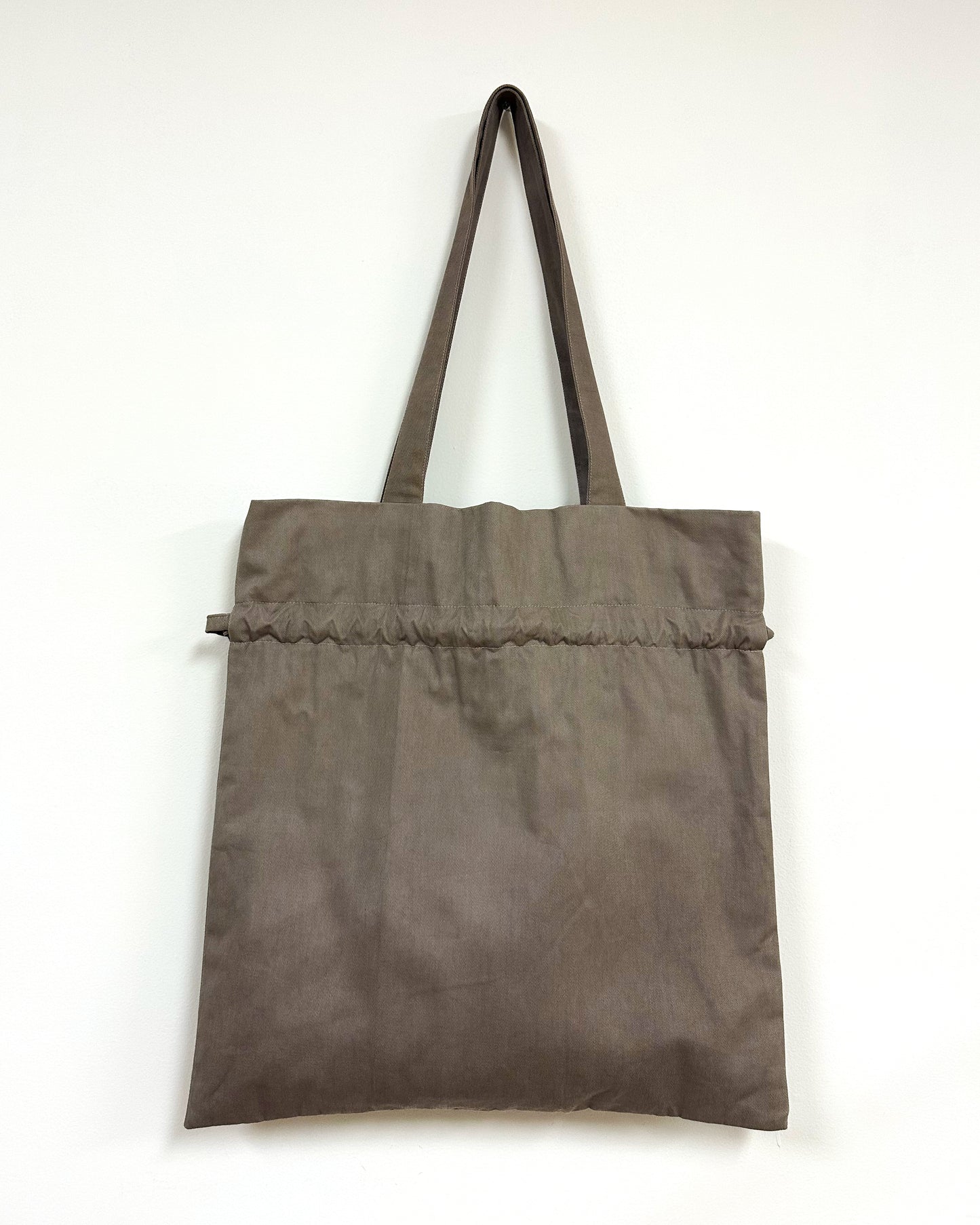 Mahogany 草木染め巾着バッグ