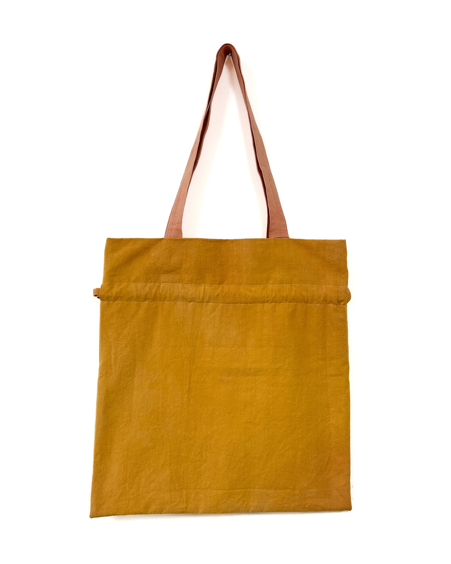 Dandelion 草木染め巾着バッグ