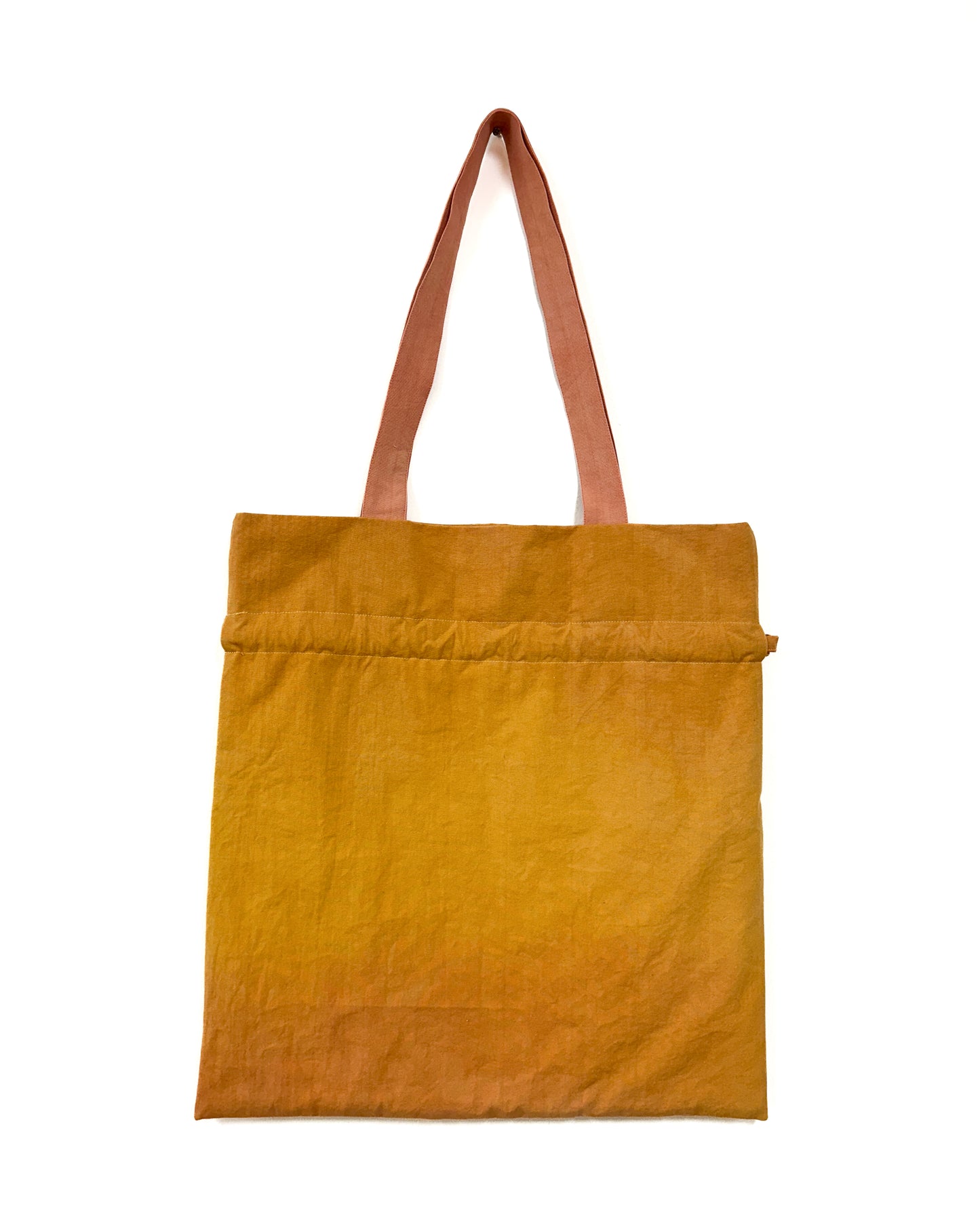 Dandelion 草木染め巾着バッグ