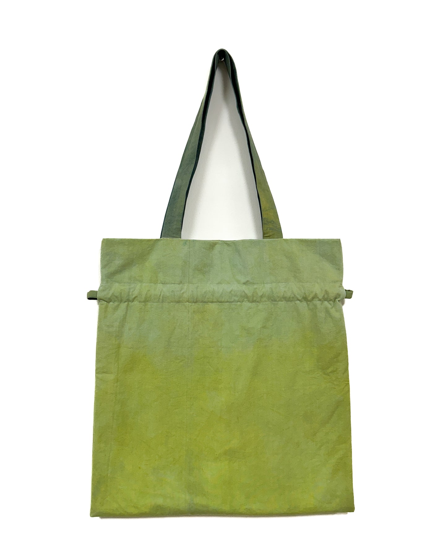 Pistachio 草木染め巾着バッグ