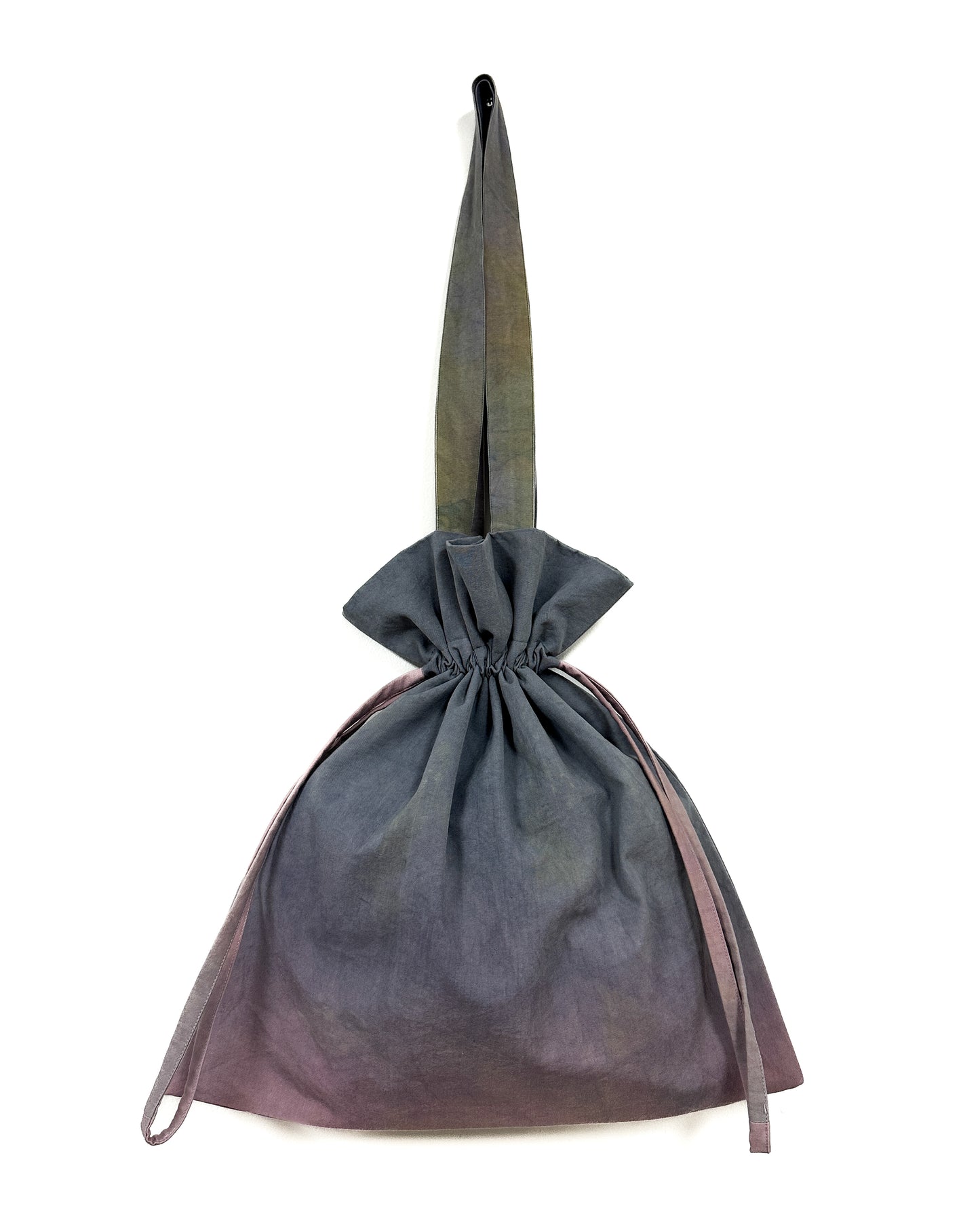 Sumizakura 草木染め巾着バッグ