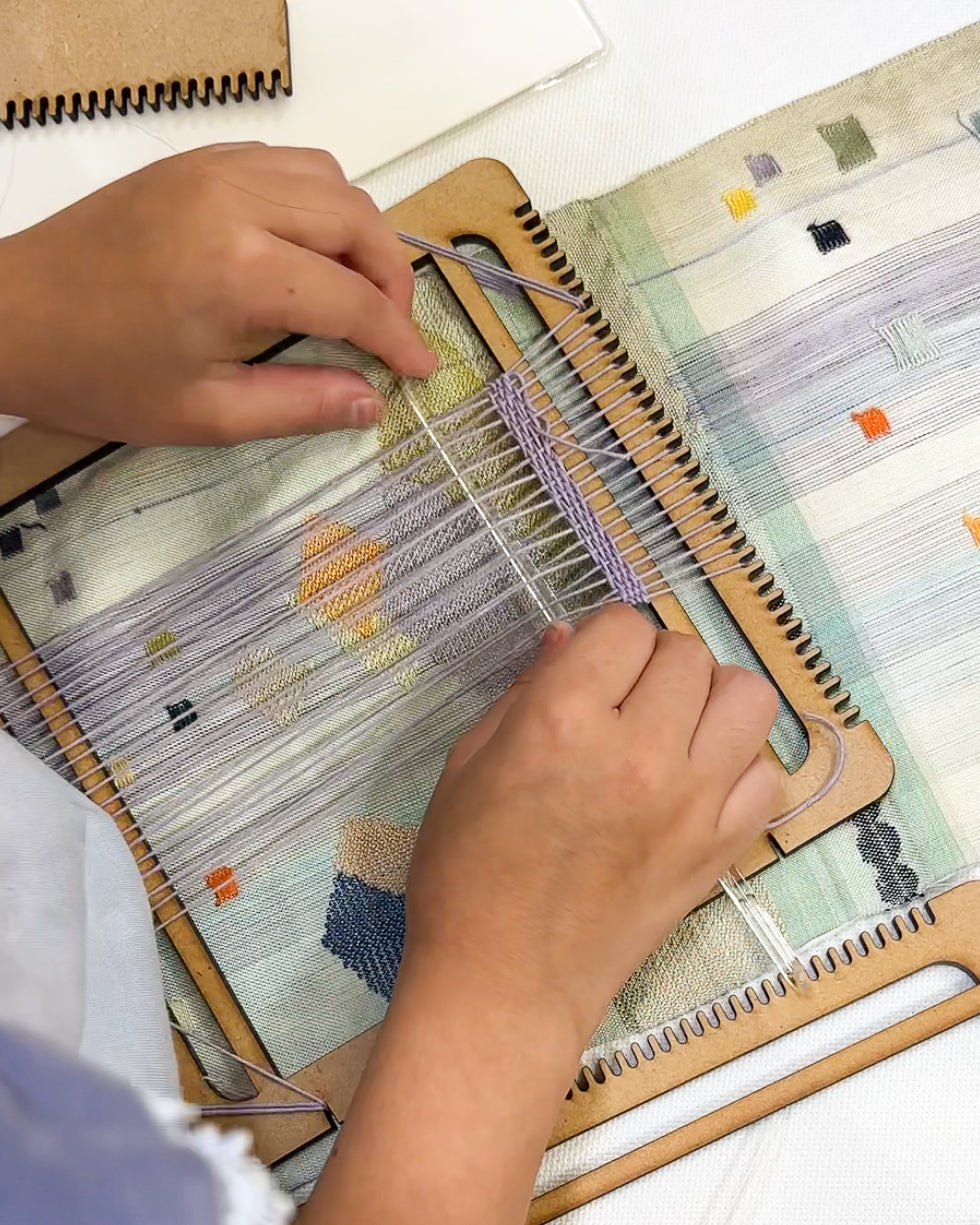 ワークショップ【ミニ織り機を使ってコースターを作ろう】 ¥5,500【現地決済】