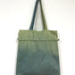 Lime Green 草木染め巾着バッグ