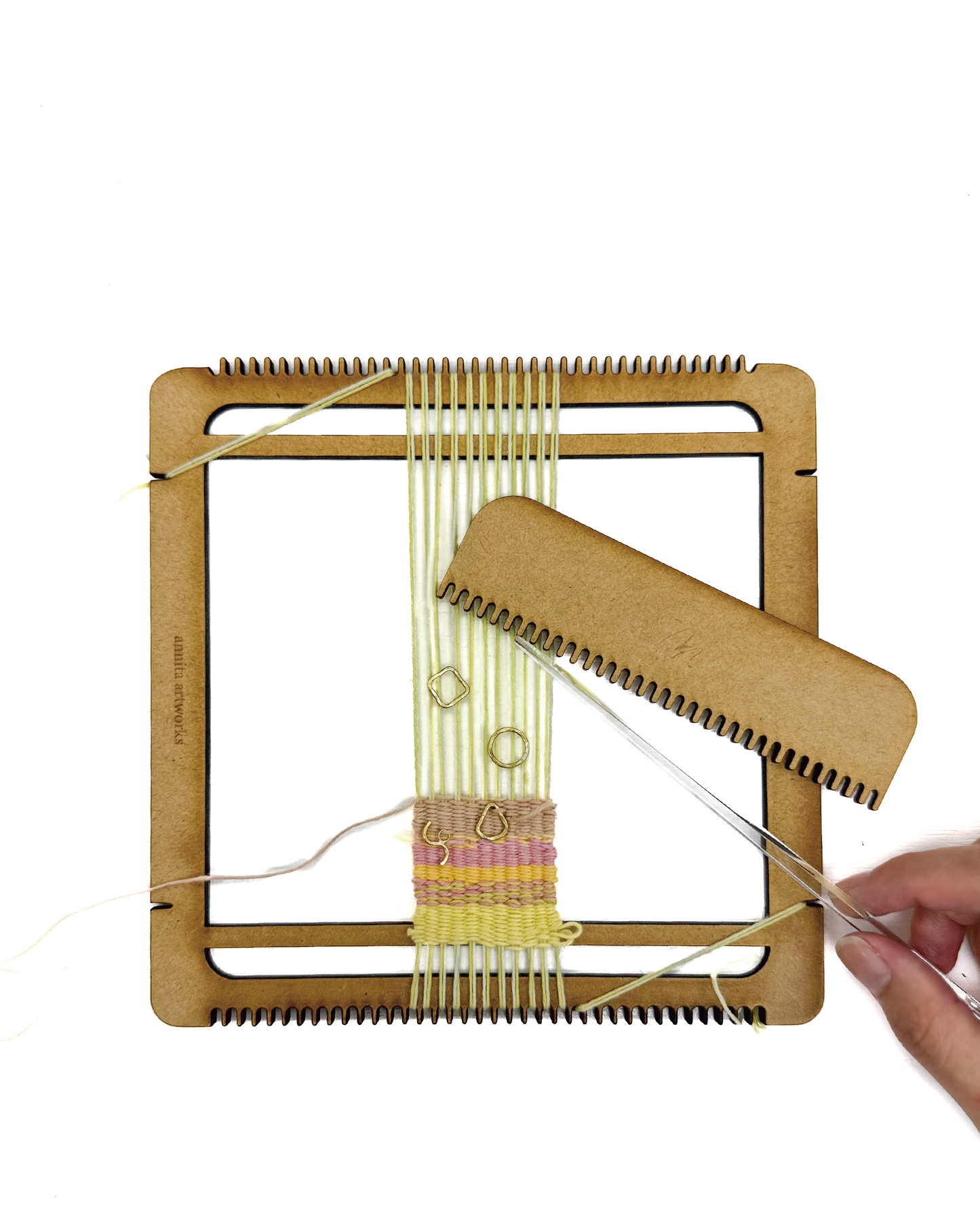 手織りブローチワークショップ　¥7,700【現地決済】