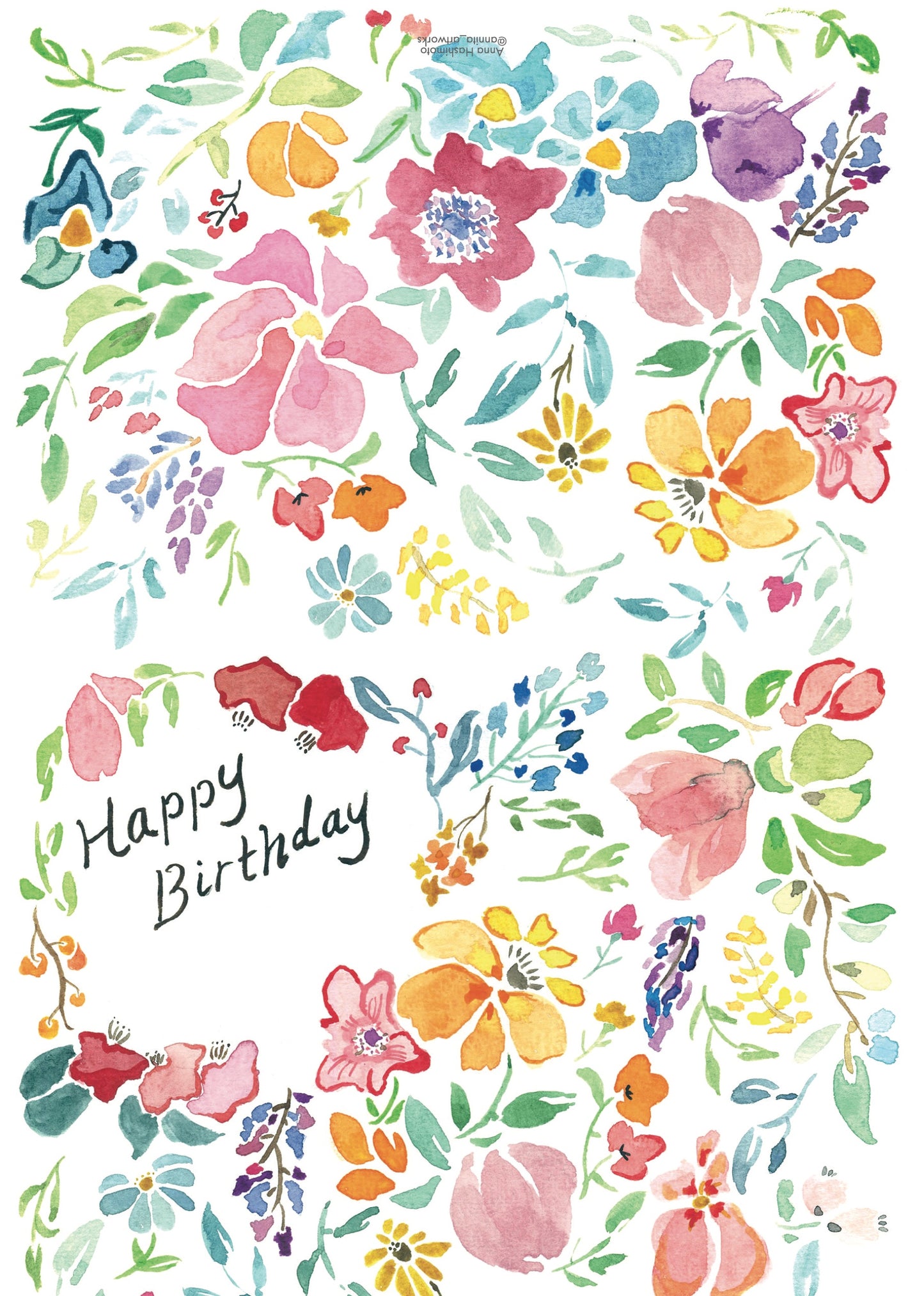 メッセージカード - Birthday