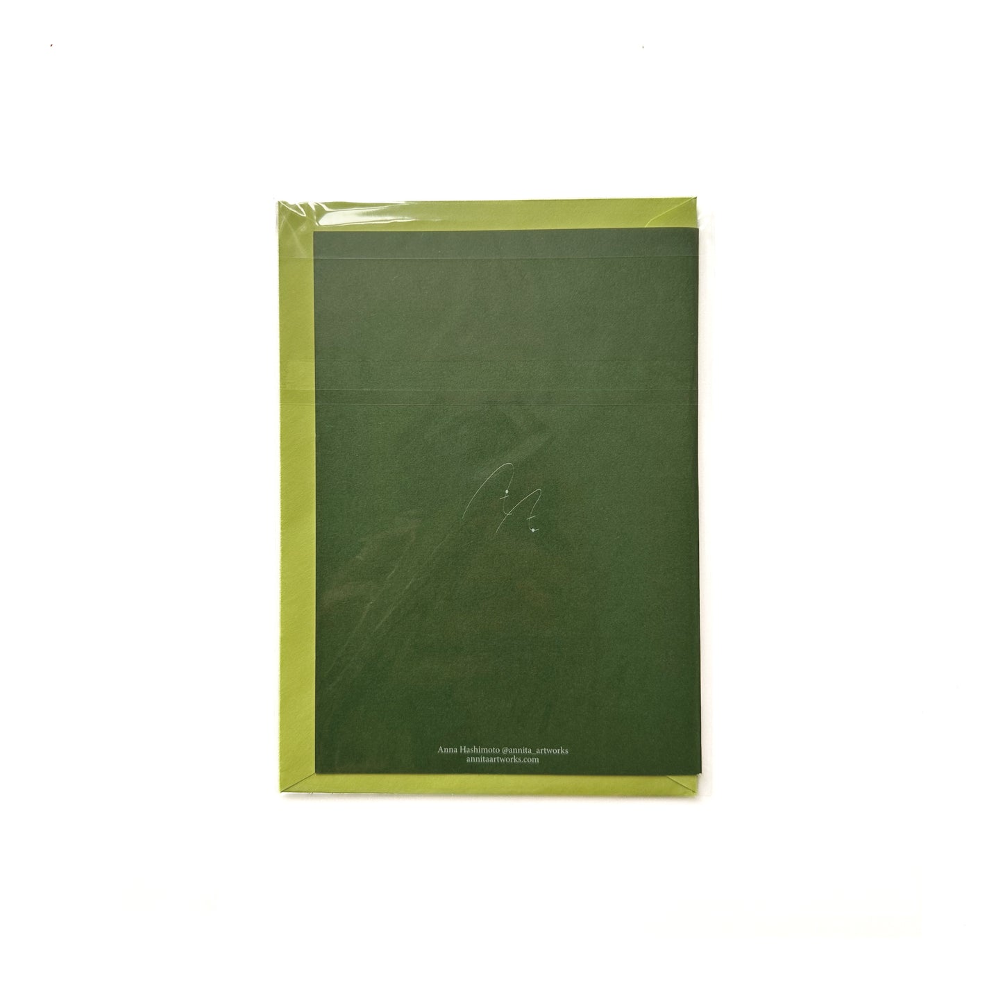 メッセージカード - Square Leaves