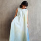 【受注生産】草木染めテントラインワンピース　Sea Breeze＜海風＞