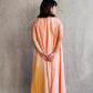 【受注生産】草木染めテントラインワンピース　Sunset＜夕焼け＞