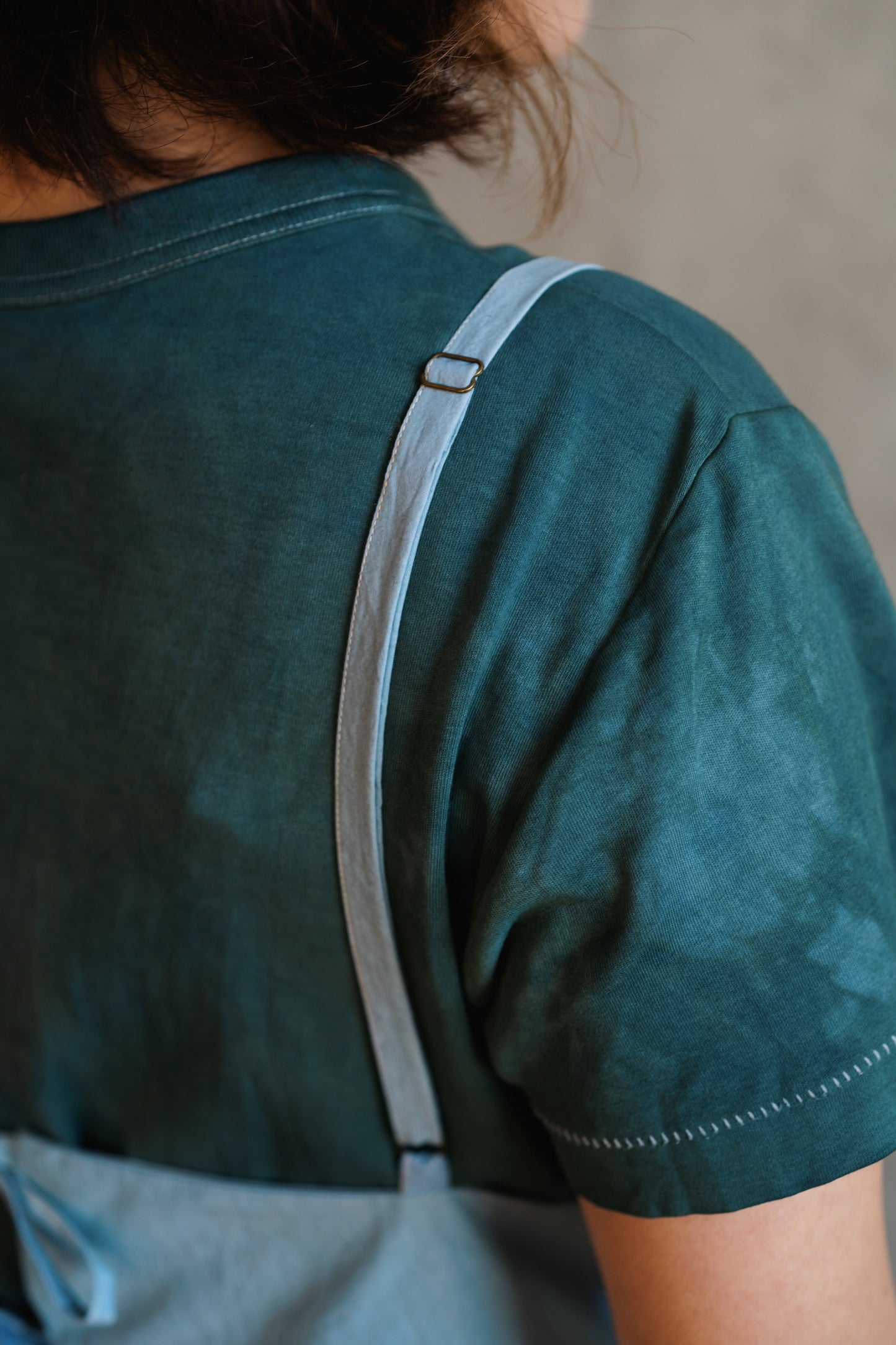 【受注生産】草木染めキャミソールワンピース　Mist＜霧＞