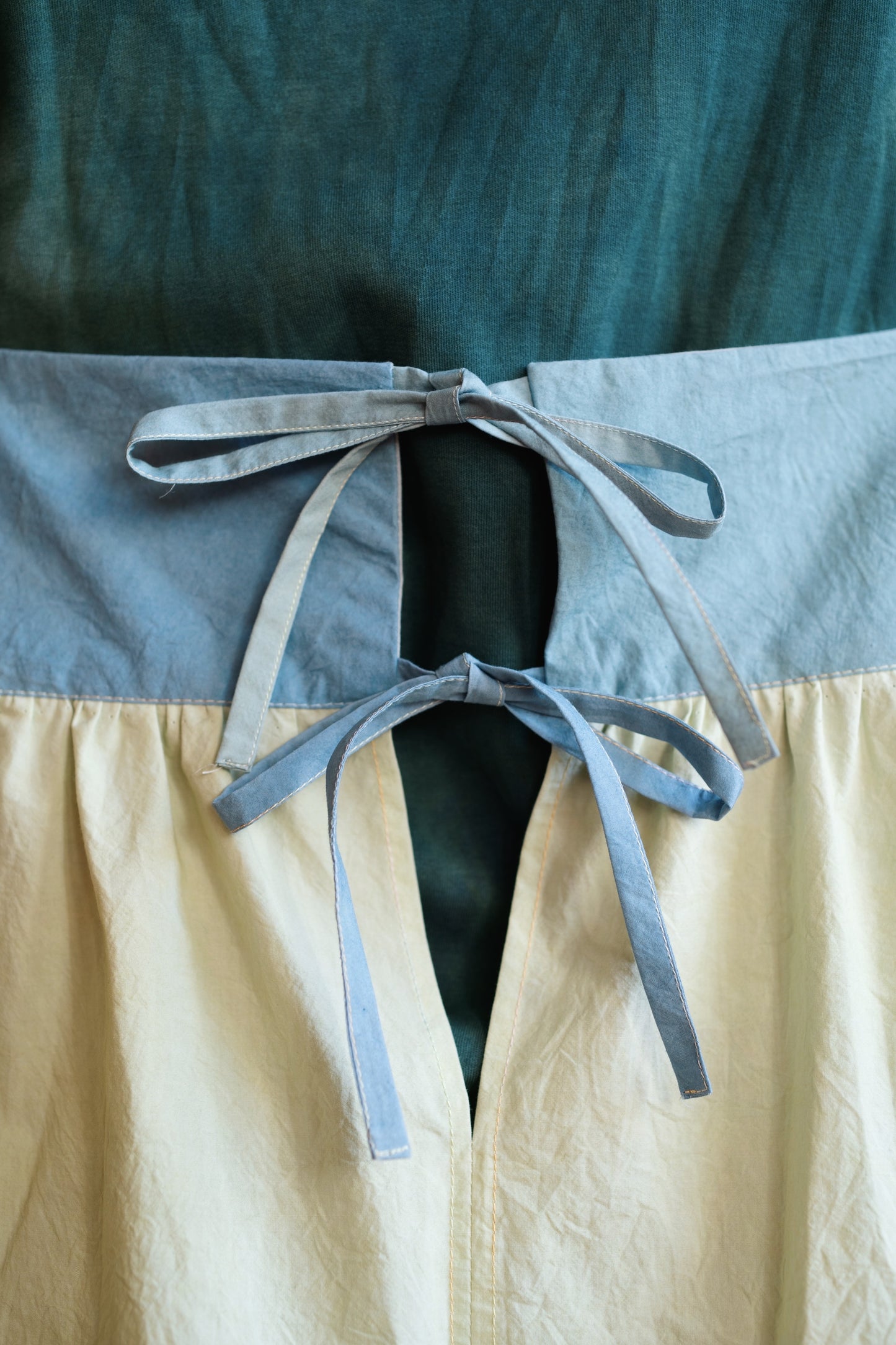 【受注生産】草木染めキャミソールワンピース　Mist＜霧＞