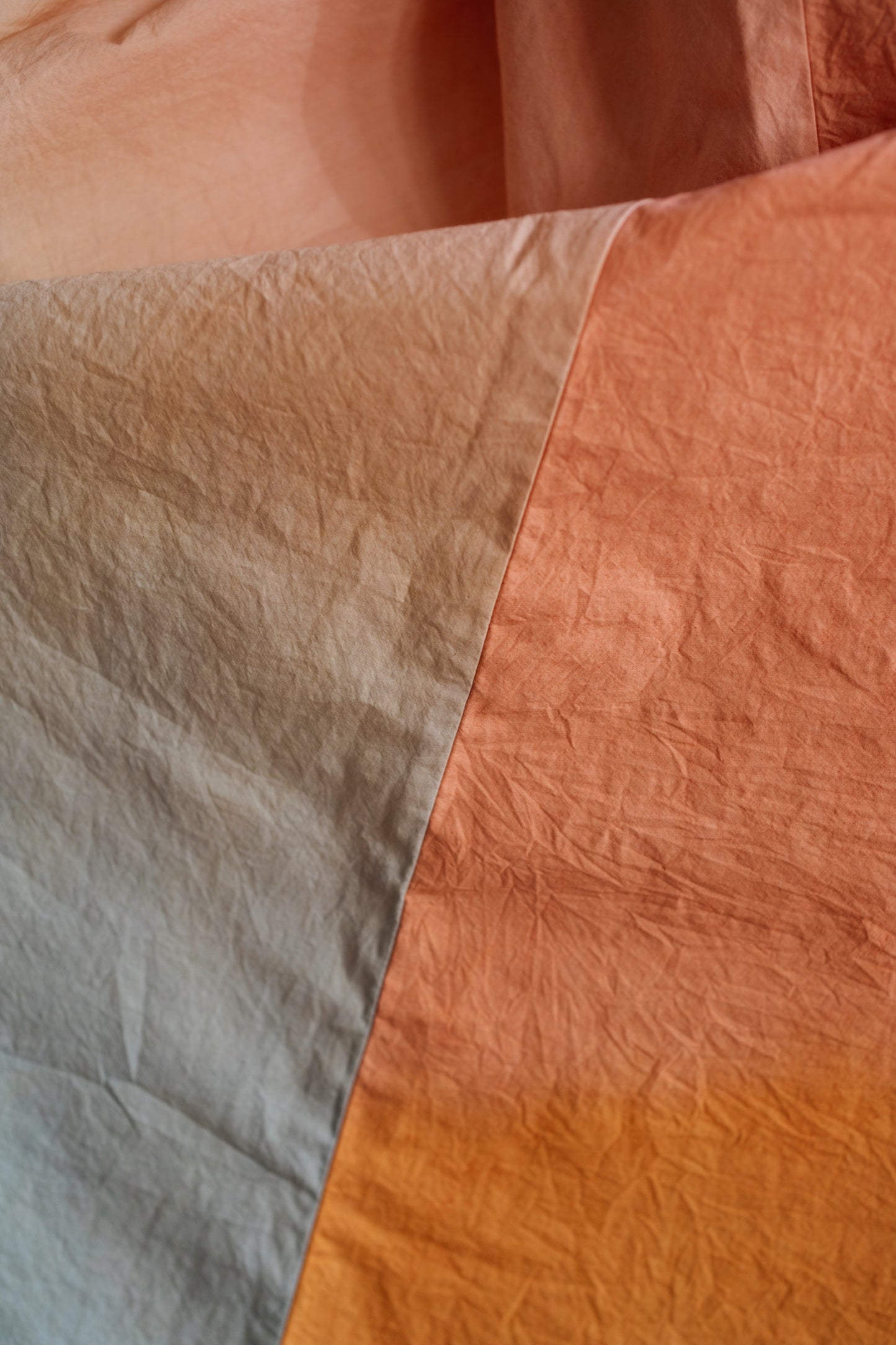 【受注生産】草木染めキャミソールワンピース　Sunrise＜朝焼け＞