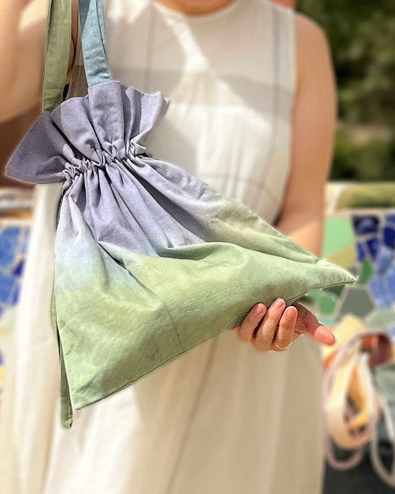 Moegi 草木染め巾着バッグ – annita artworks