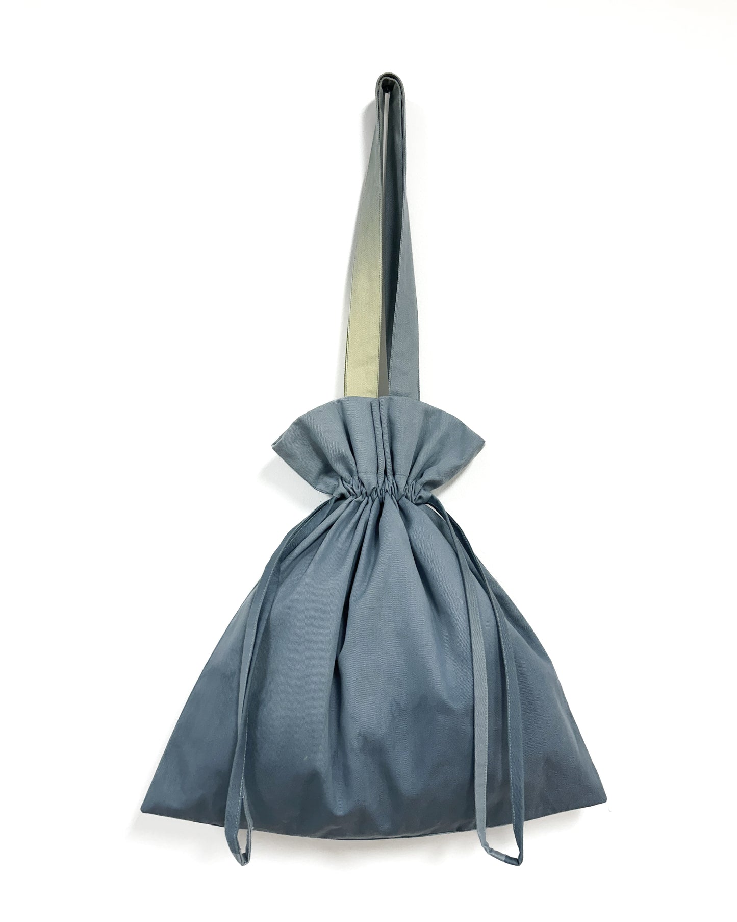 Lapis Lazuli 草木染め巾着バッグ