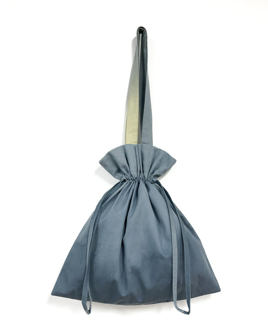 Lapis Lazuli 草木染め巾着バッグ