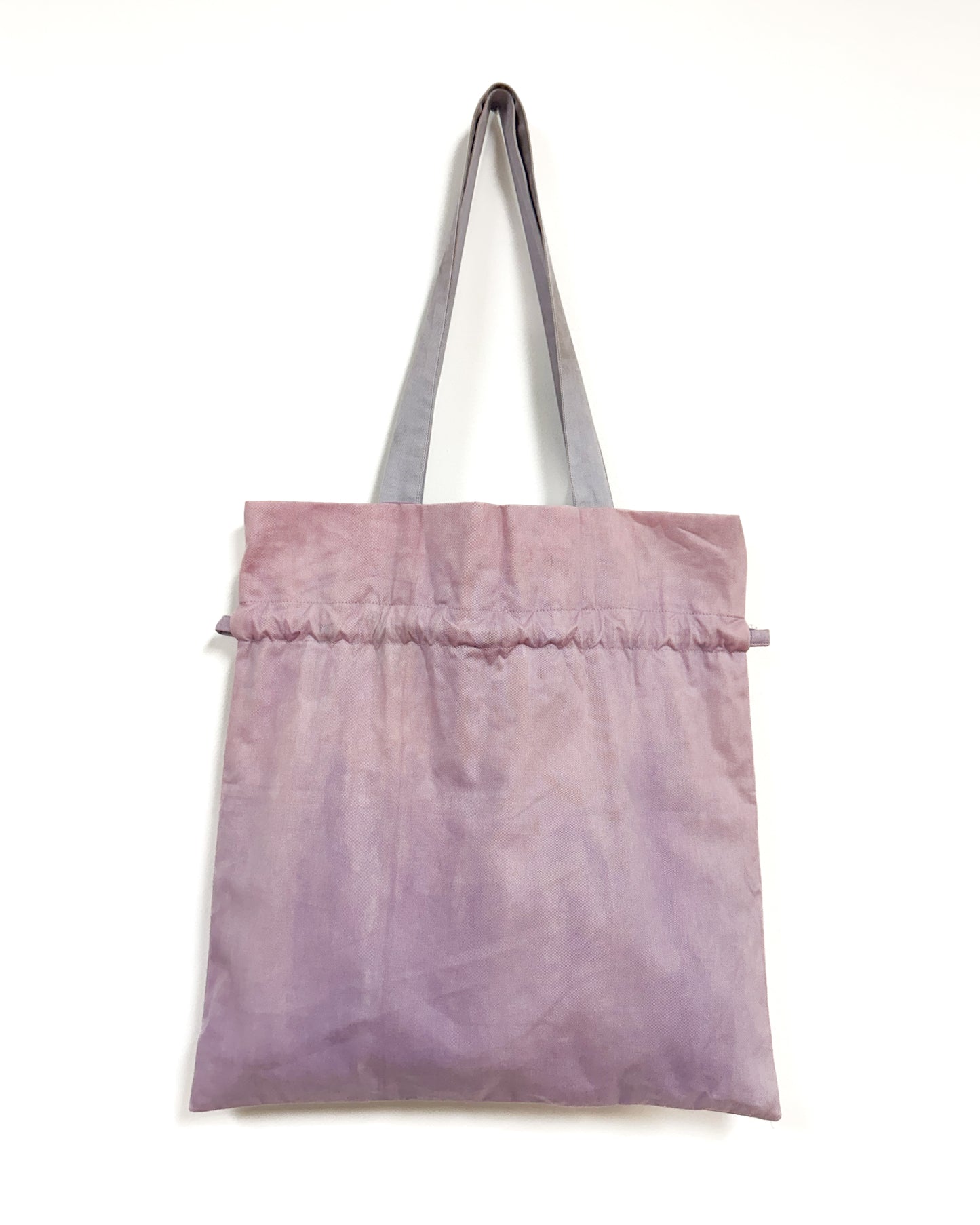 Sumire 草木染め巾着バッグ