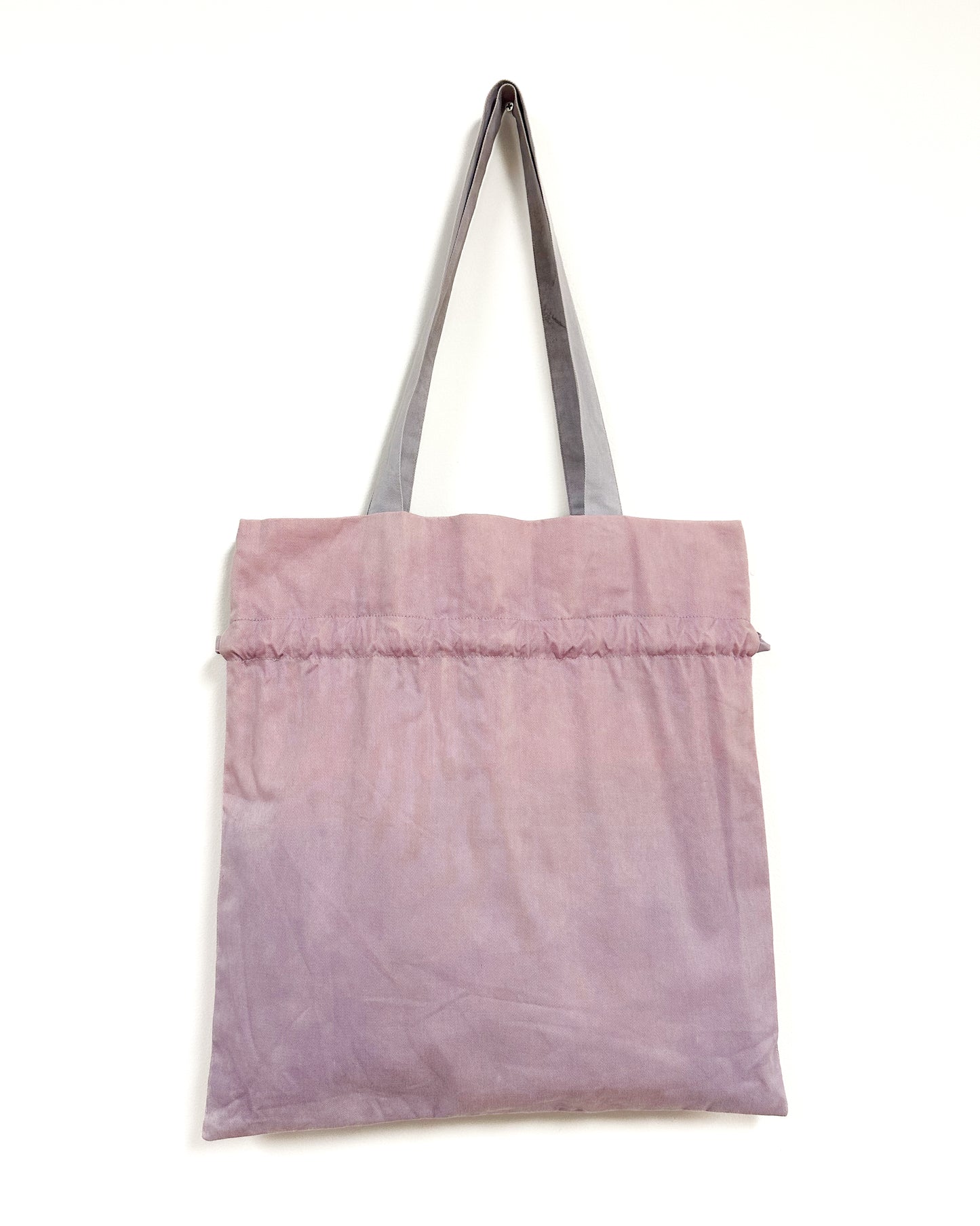 Sumire 草木染め巾着バッグ