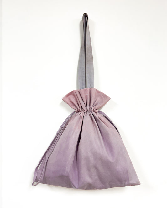 Sumire 草木染め巾着バッグ