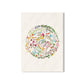 Postcard - Flower Circle