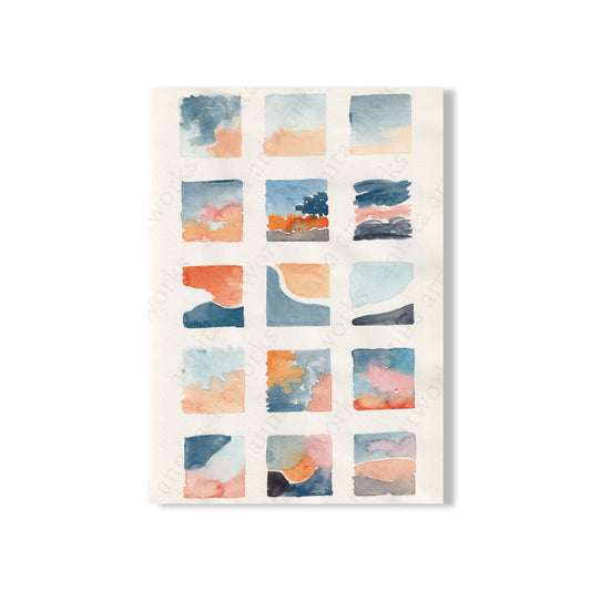 Postcard - Square Sunset