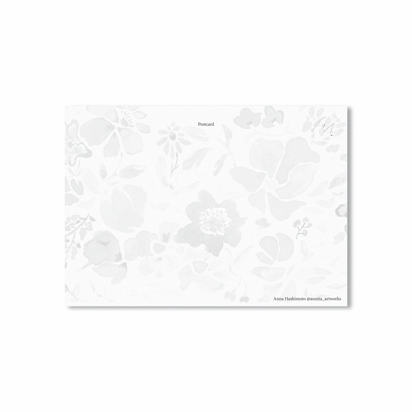 Postcard - Watercolour Flower