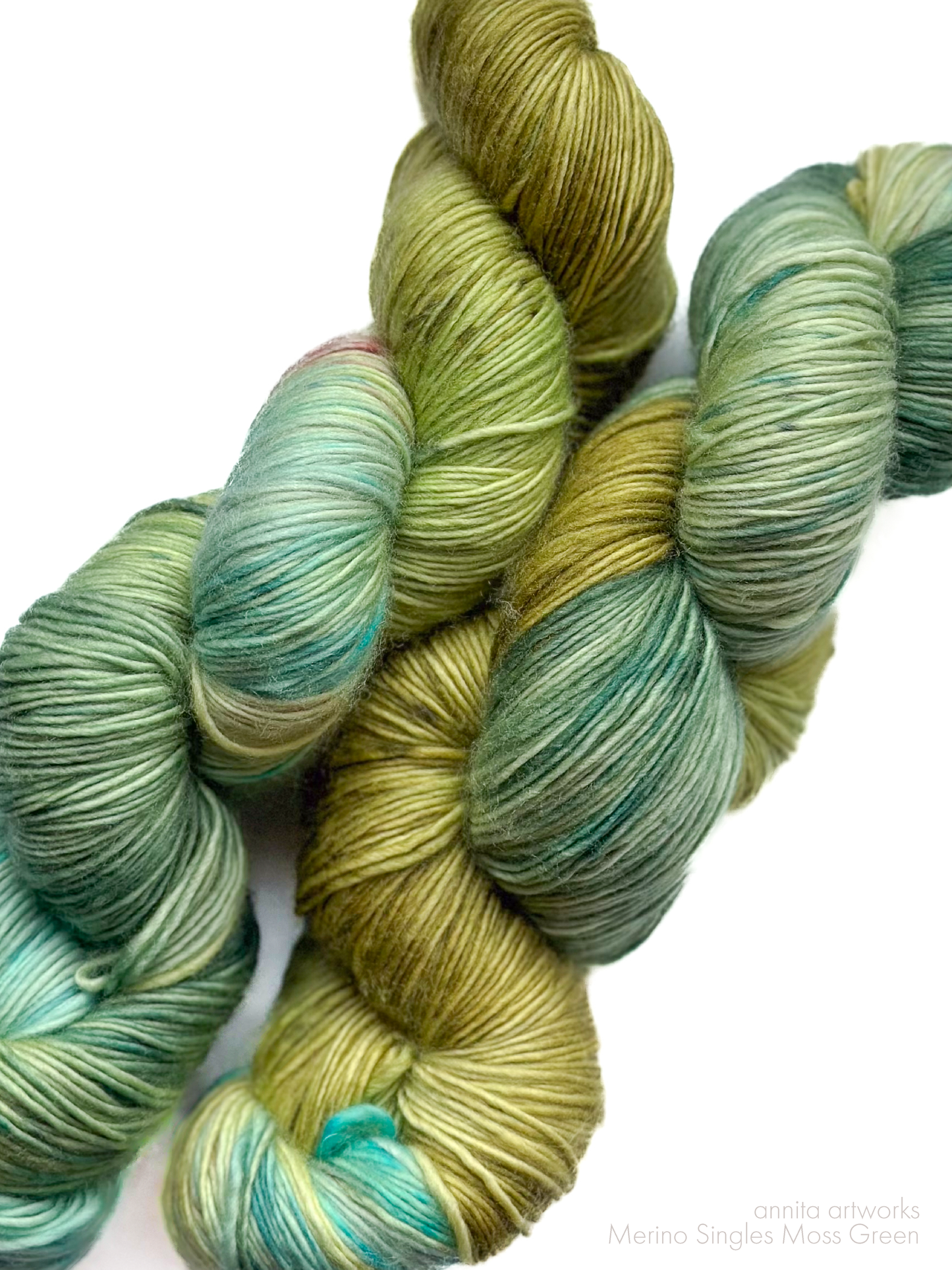 Merino Singles モスグリーン - Moss Green